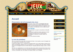 Site de la Compagnie des Jeux