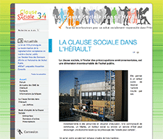 Site de la Clause Sociale dans l'Hérault